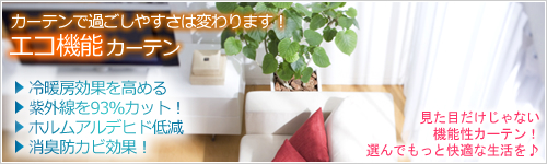 エコ機能カーテン