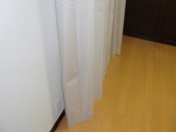 裾もジャストサイズ仕上げで音漏れ防止