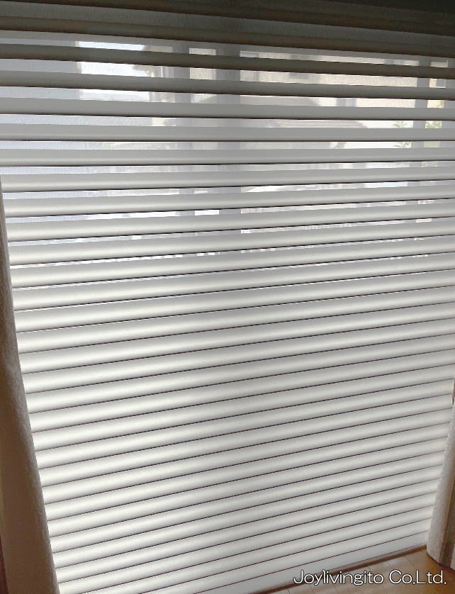 ハナリ（ニチベイ社）調光ロールスクリーン取付納品