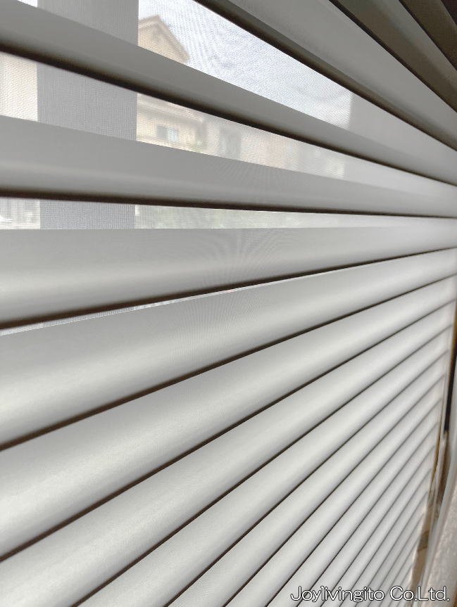 ハナリ（ニチベイ社）調光ロールスクリーン取付納品