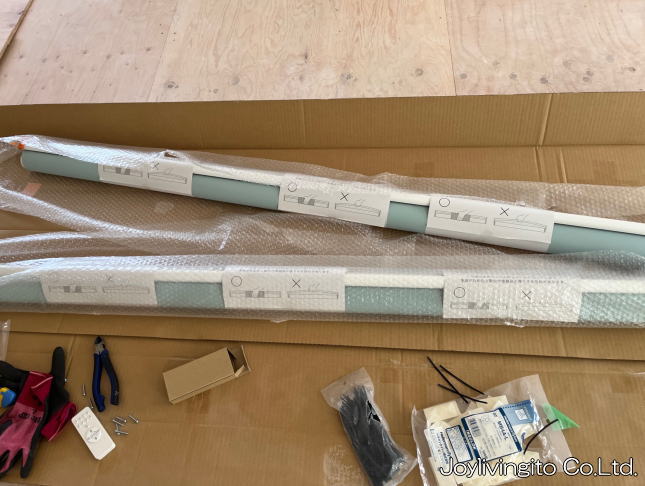 電動式ロールスクリーン取付納品(京都府向日市戸建住宅