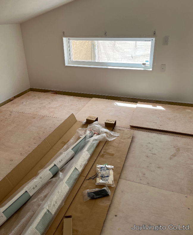 電動式ロールスクリーン取付納品(京都府向日市戸建住宅)