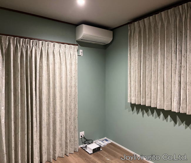 川島セルコン社オーダーカーテン納品(京都市北区戸建て住宅)