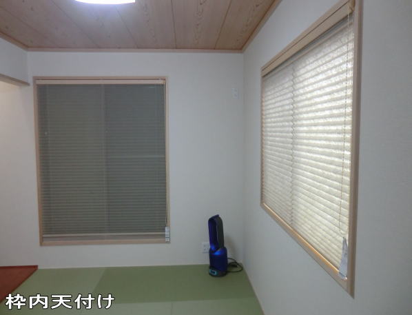 同室空間へ2台納品(プリーツスクリーン)