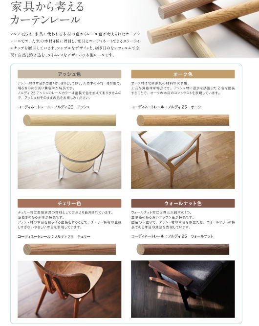 TOSO社カーテンレールノルディ25