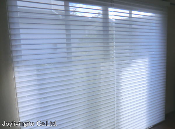 ニチベイ社、調光ロールスクリーン、ハナリ納品